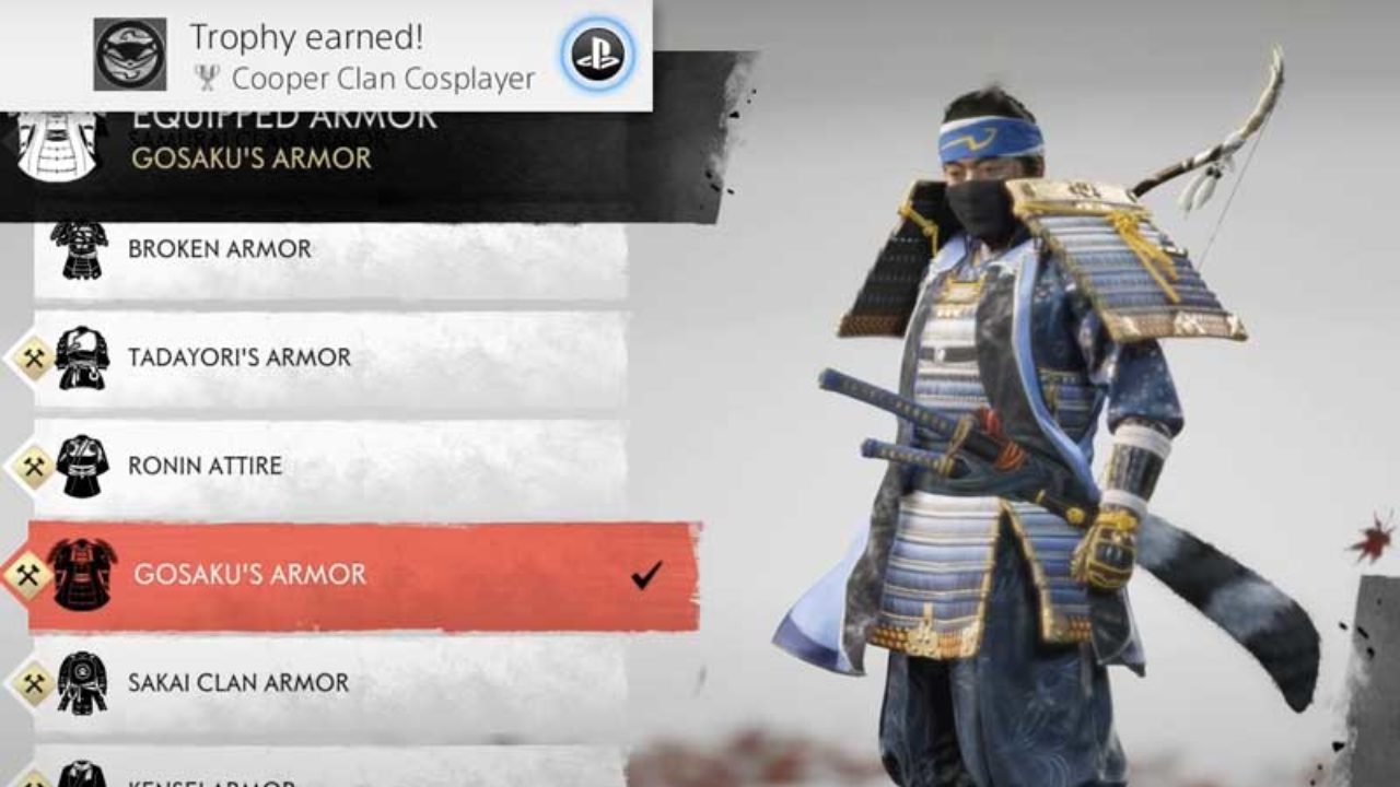 How To Dress Up As A Legendary Thief In Ghost Of Tsushima - roblox guardian armor