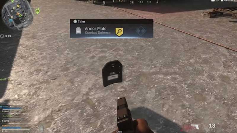 how to apply armor plates quickly in cod warzone