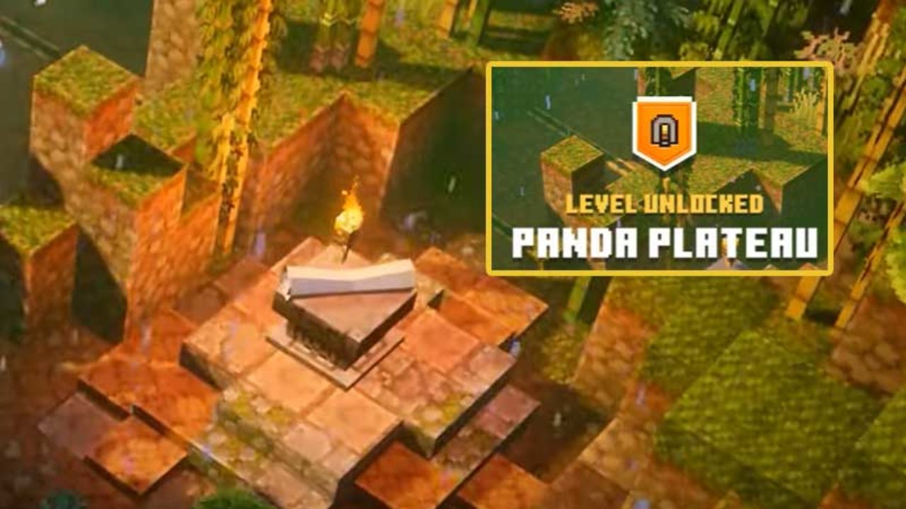 How To Unlock Panda Plateau Secret Mission In Minecraft Dungeons - panda roblox music id