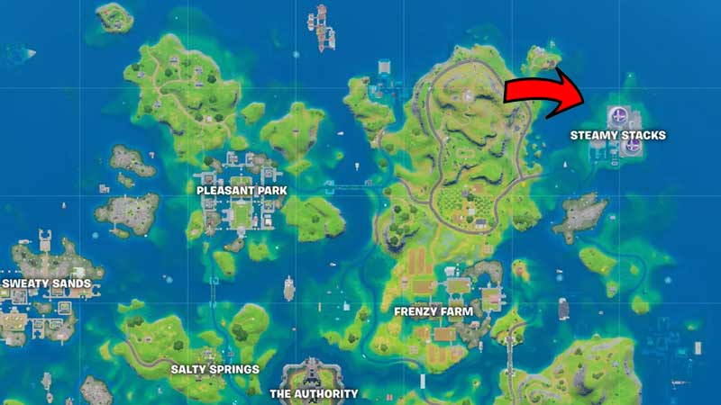 Where To Find Floating Rings At Steamy Stacks In Fortnite Season 3