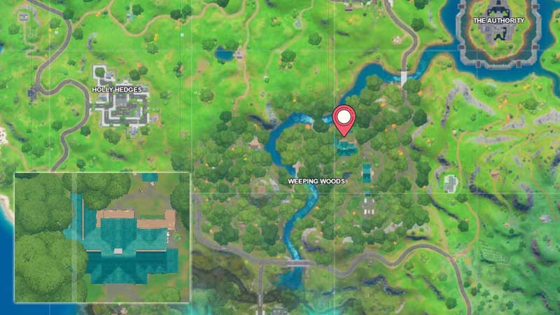 Fortnite Mysterious Claws Location 1