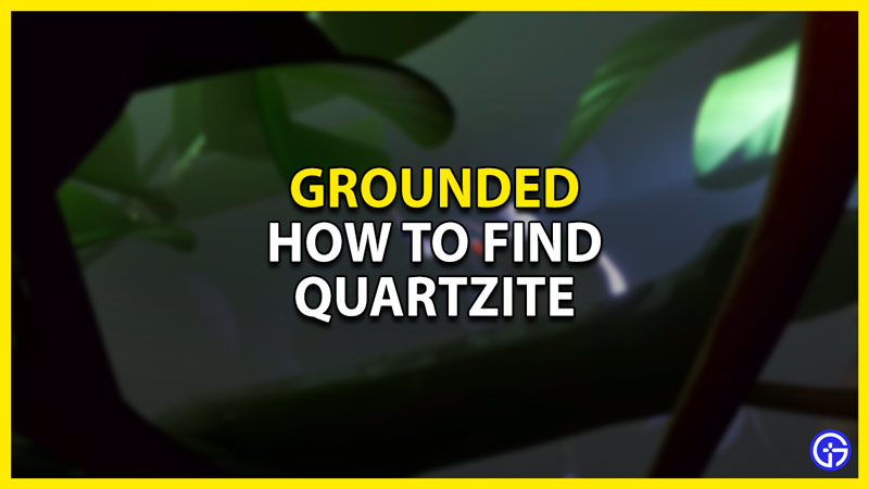 how to find quartzite in grounded