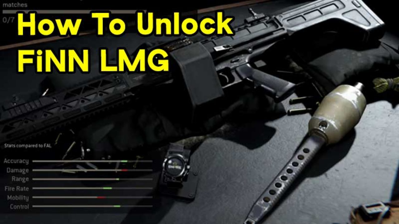 How To Unlock Finn Lmg In Warzone And Modern Warfare Fast - roblox gun fal