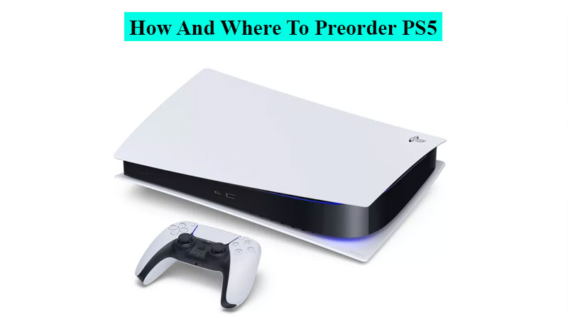 How and where to preorder PS5