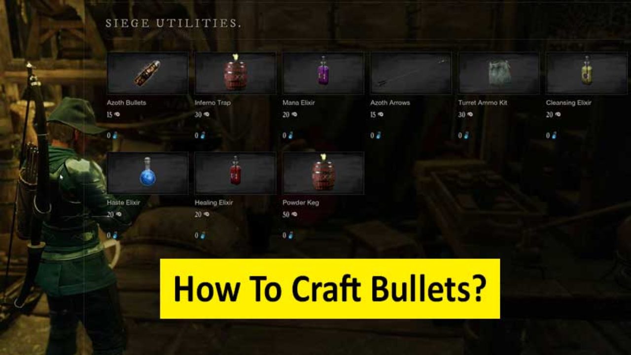 How To Craft Bullets In New World Requirements And Crafting Explained - roblox assassin recipe list roblox robux sites