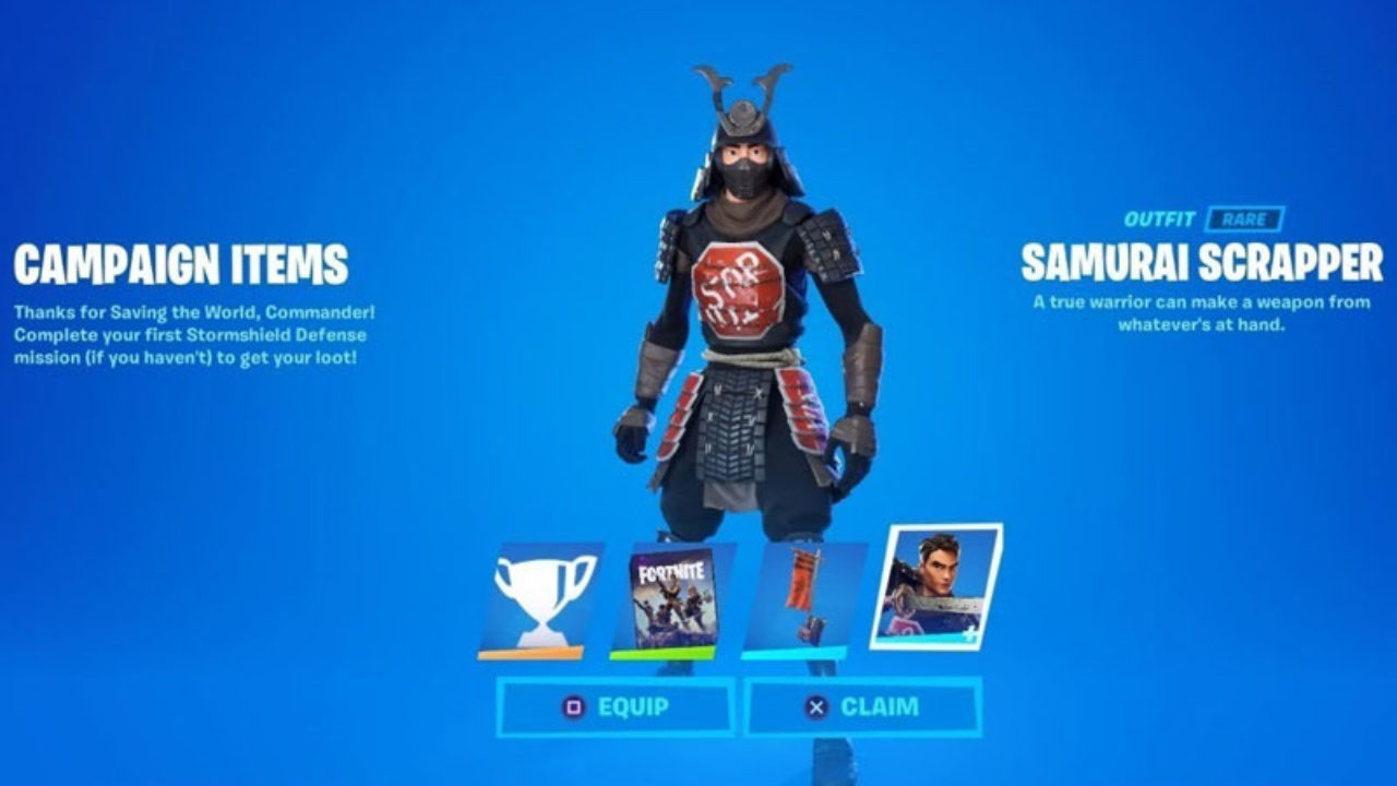 Samurai Scrapper Pack In Fortnite How To Get It And What To Expect - epic gamers place swords and axes roblox