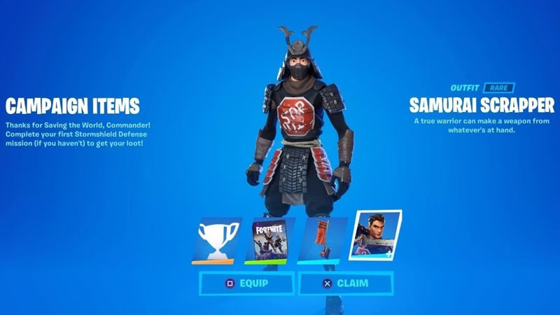 Samurai Scrapper Pack in Fortnite