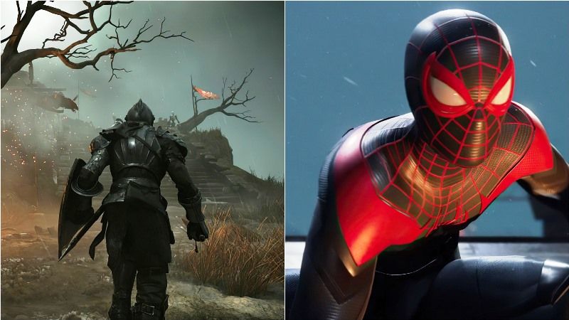 Spider-Man: Miles Morales & Demon's Souls Remake PS5 File Size
