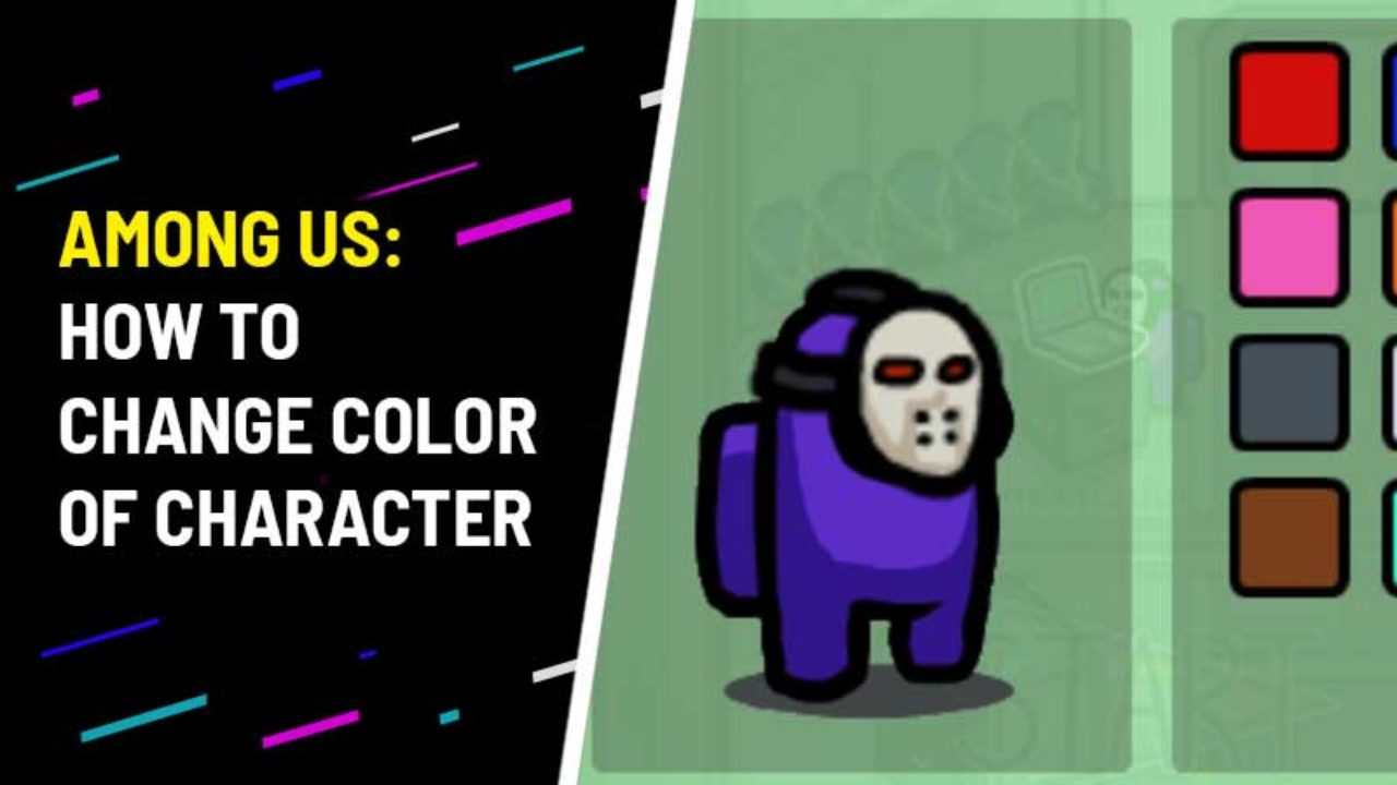 Among Us How To Change Color Of Character Easily - how to change the color of your roblox name