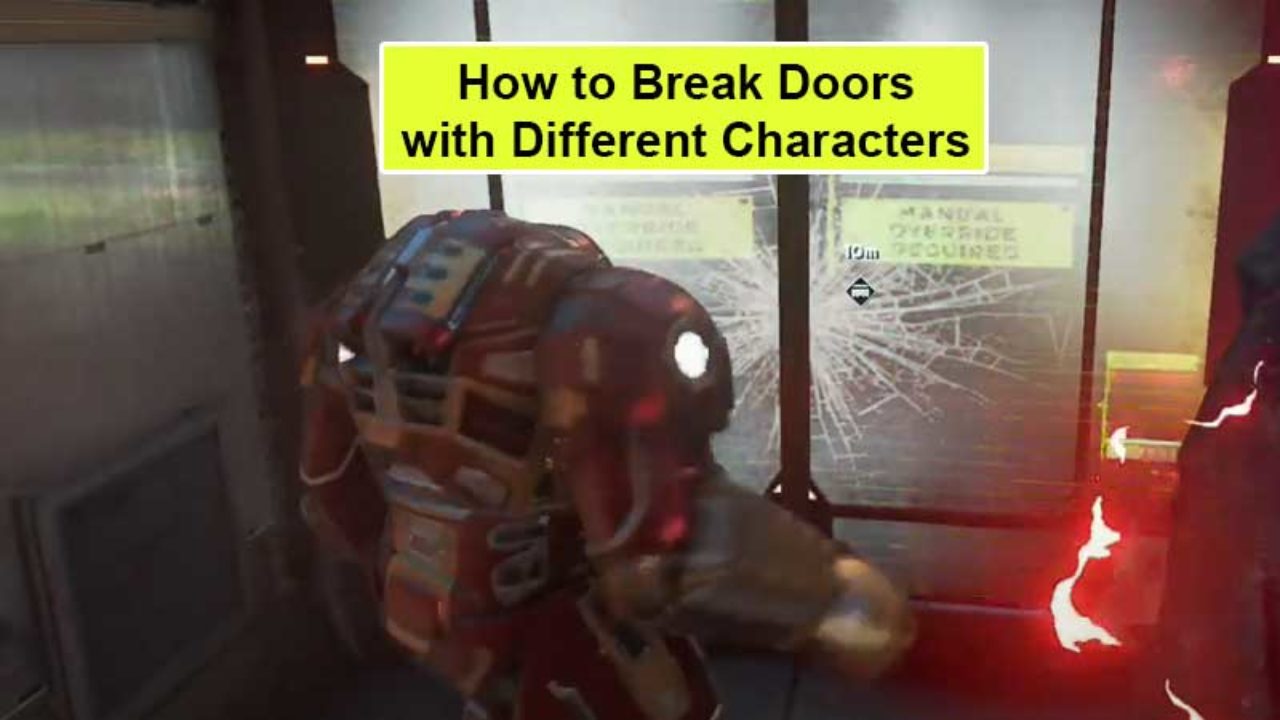 Marvel S Avengers How To Break Doors With Characters - roblox how to make a team only door