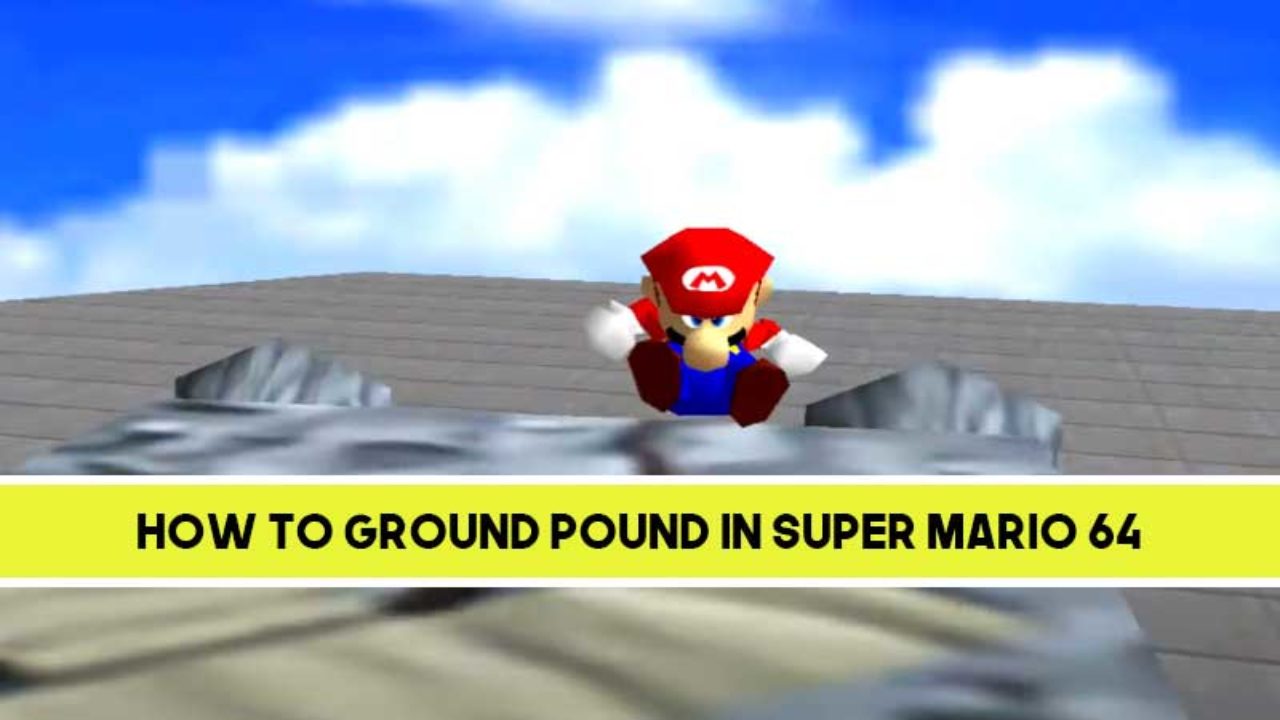 How To Ground Pound In Super Mario 64 3d All Stars Guide - super mario 64 roblox