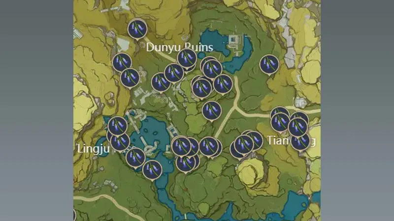 All Violetgrass Locations In Genshin Impact