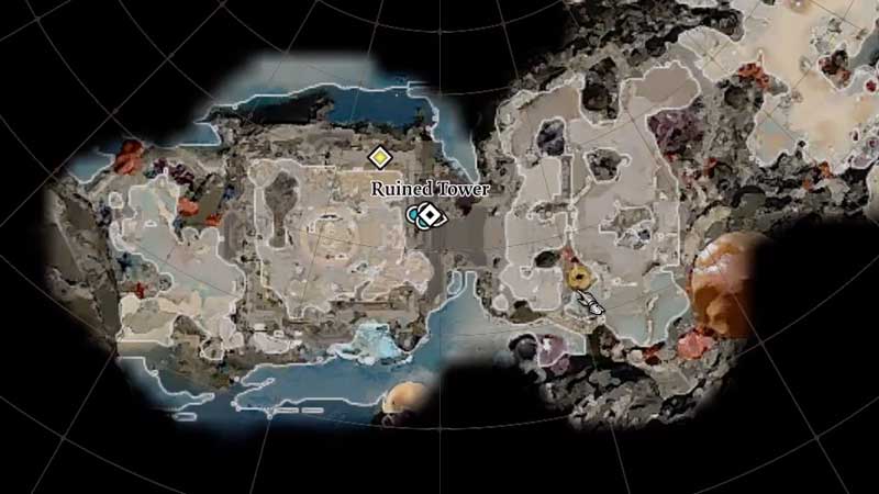 Arcane tower or ruined tower location