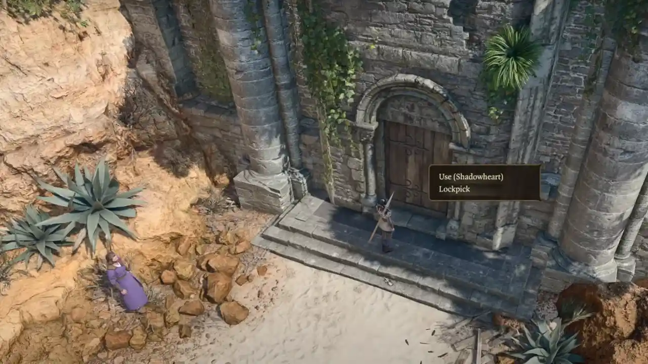 How To Open Overgrown Ruins Door In Baldur's Gate 3 bg3 main entrance all ways to enter investigate the ruins