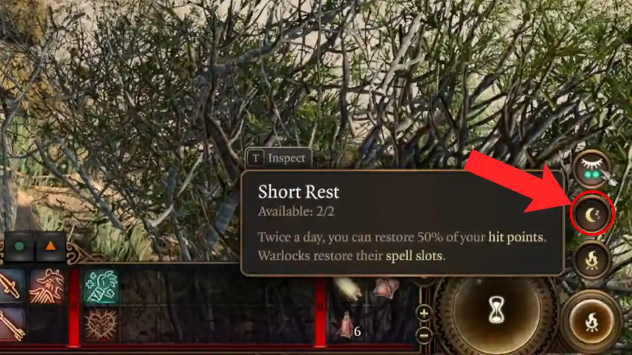 How to Use Short Rest in Baldur’s Gate 3
