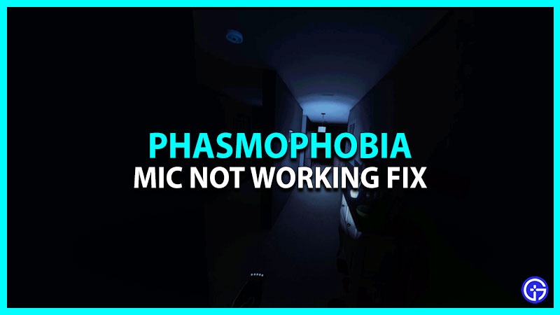 Mic not working Issue fix in Phasmophobia