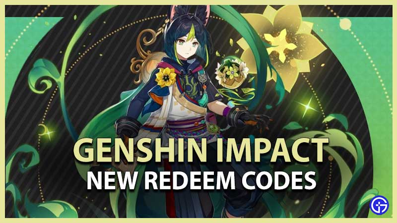 Redeem Genshin Impact Codes