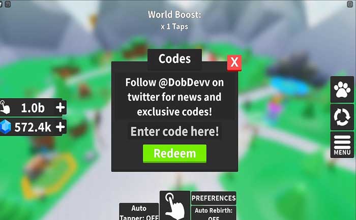 Tapping Mania Promo Codes