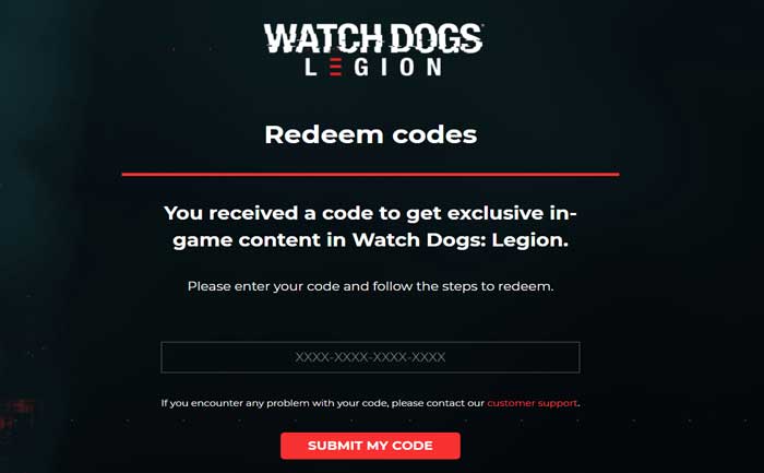 Watch Dogs Legion Redeem Code