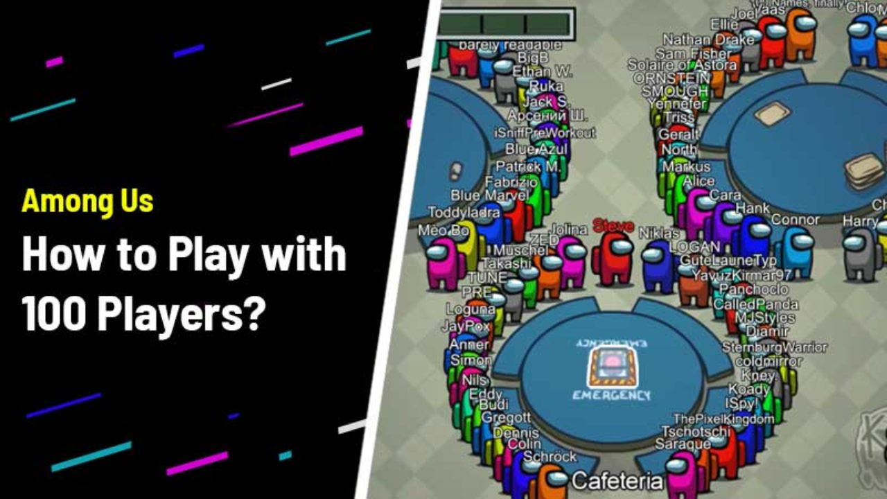 Among Us 100 Player Mod How To Play With 100 Players Online - 100 player games roblox