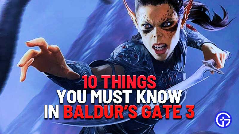 baldurs gate 3 beginners guide