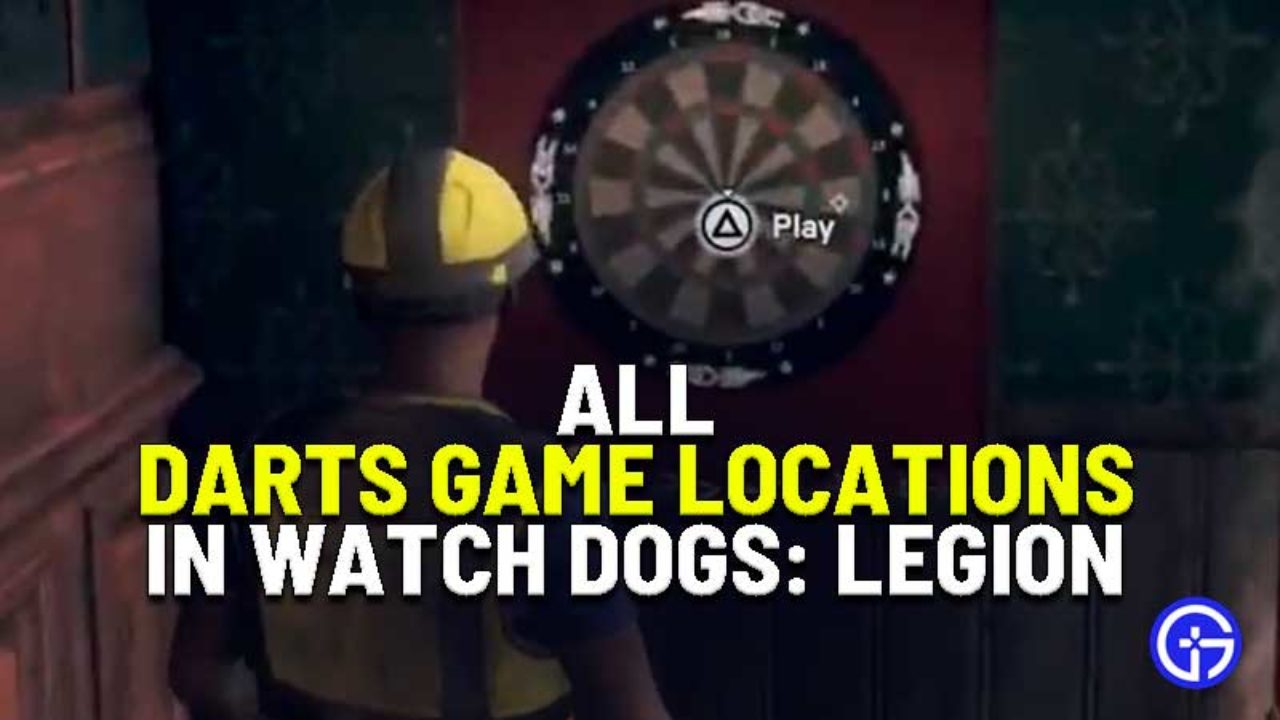 Watch Dogs Legion All Darts Game Locations Unlock Bullseye Trophy - how to make a dart board and darts in roblox