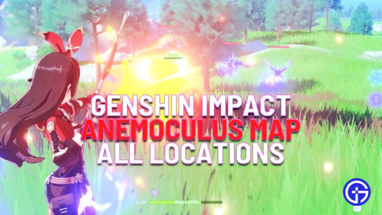 Genshin Impact All Anemoculus Map