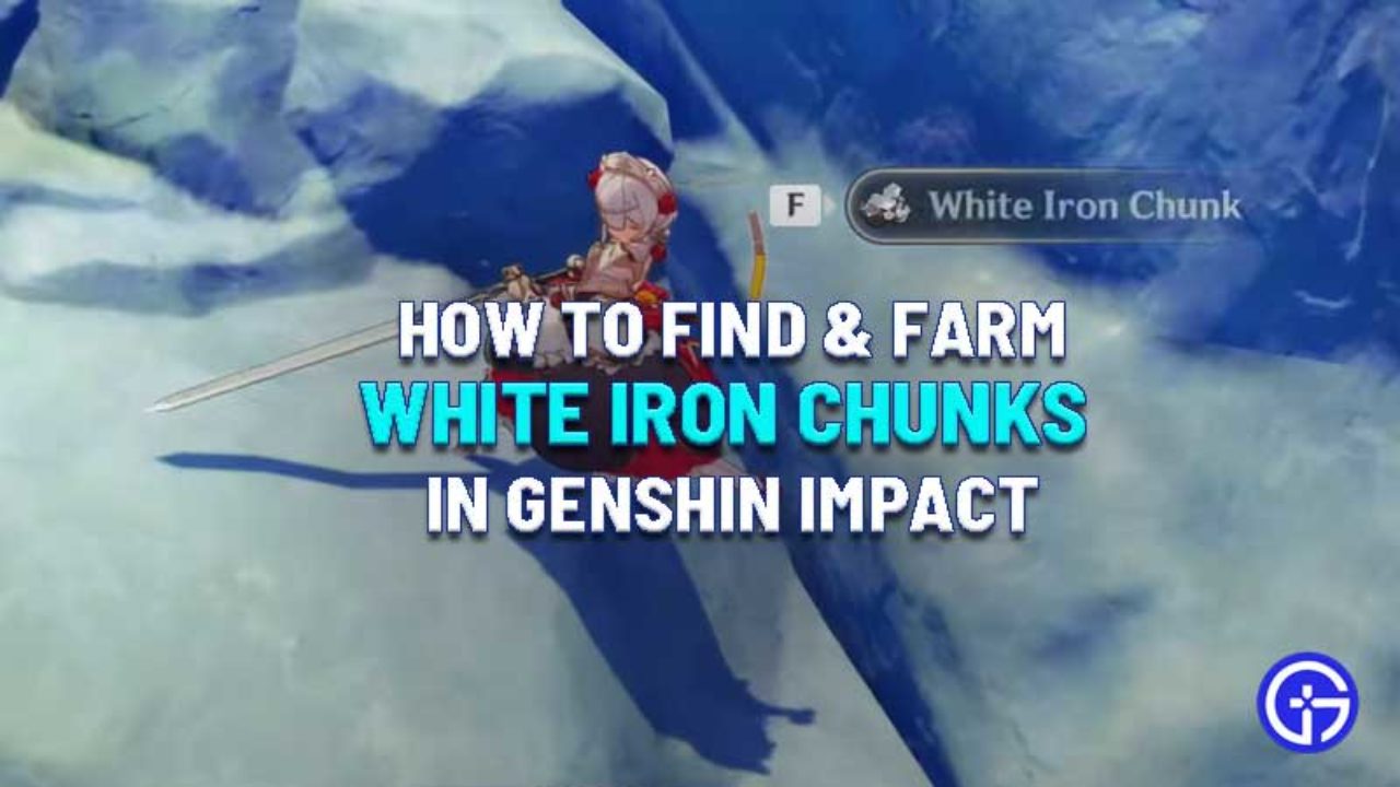 White iron chunks location