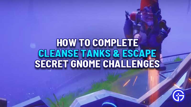 How To Complete Cleanse Tanks Escape Secret Gnome Challenges - roblox escape room elevator how to get robux coins