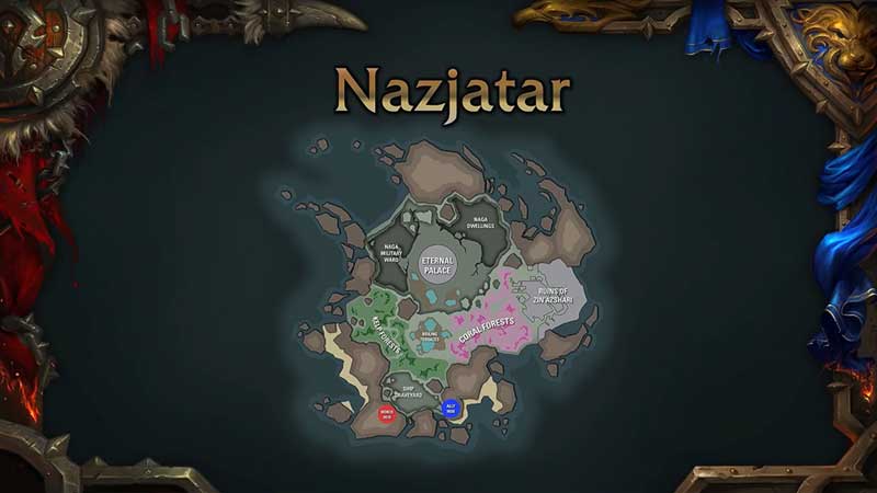 how to get to Nazjatar in World of Warcraft