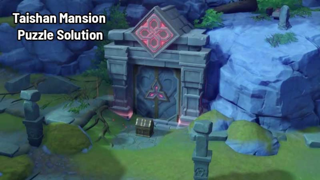 How To Solve Taishan Mansion Puzzle In Genshin Impact - roblox escape room treasure cave wiki