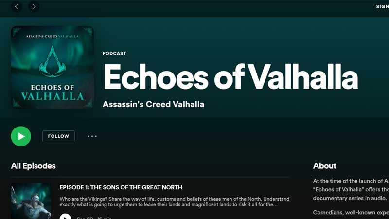 Valhalla Spotify