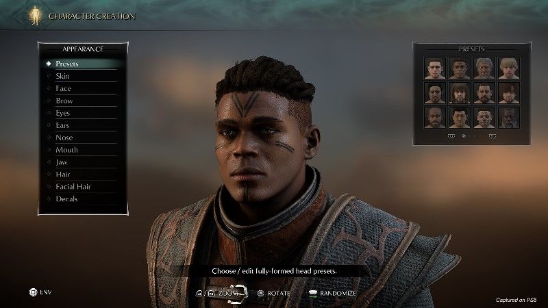 Demon's Souls PS5 Character Creation