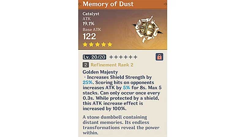 Memory of Dust