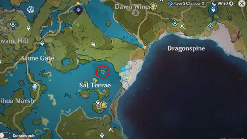 Sal terrae seal location in genshin impact