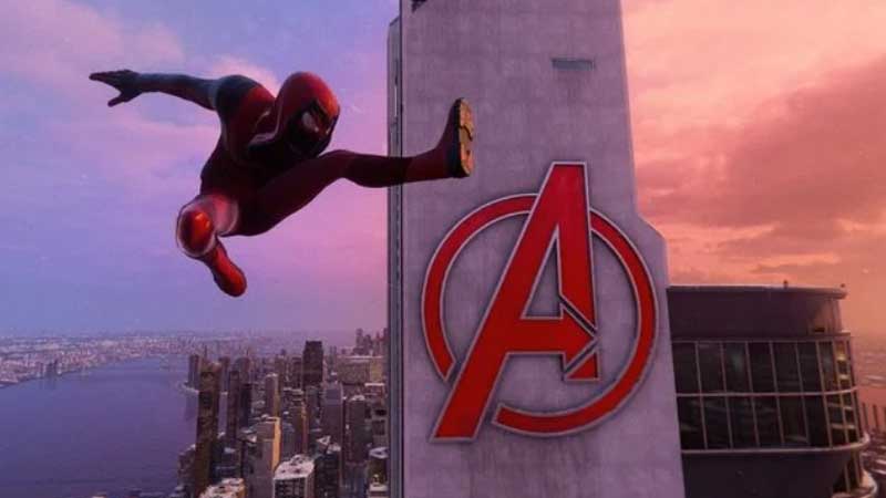 Spider Man Miles Morales Crimson Cowl Suit
