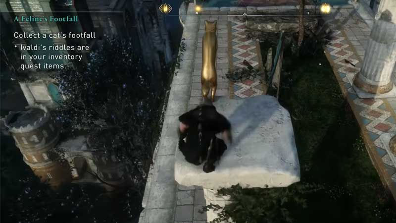 how to complete a cats footfall quest in assassins creed valhalla