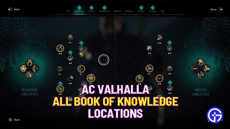 Assassin's Creed Valhalla Books of Knowledge Guide - Locations & Abilities