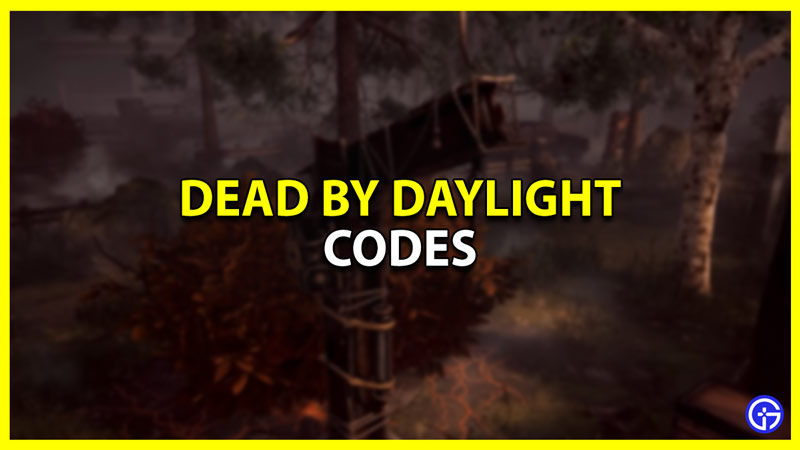 dead by daylight codes