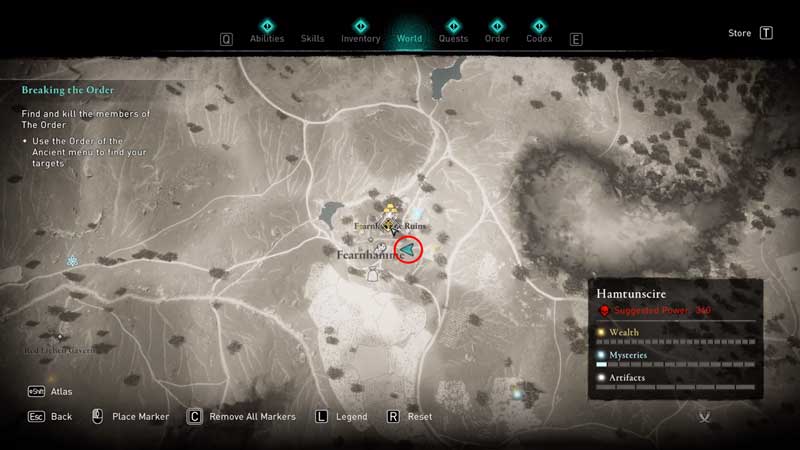 find and kill the oil in assassin's creed valhalla