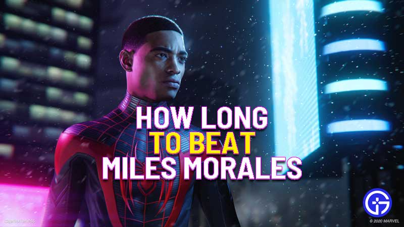 how long to beat spider-man: miles morales