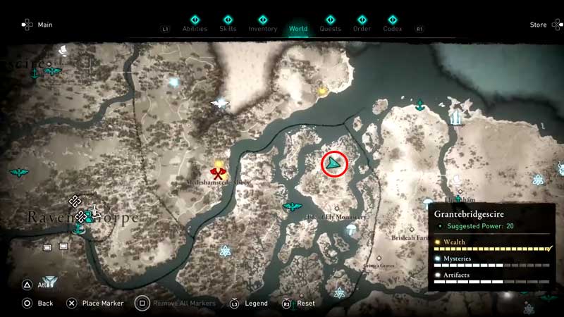 Assassin's Creed Valhalla (AC) - HOW TO OPEN THREE SLIT STATUE PUZZLE -  Thor's Helmet REWARD. HOW TO 