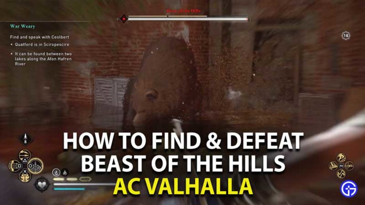 How To Find And Defeat Beast Of The Hills In Assassin S Creed Valhalla