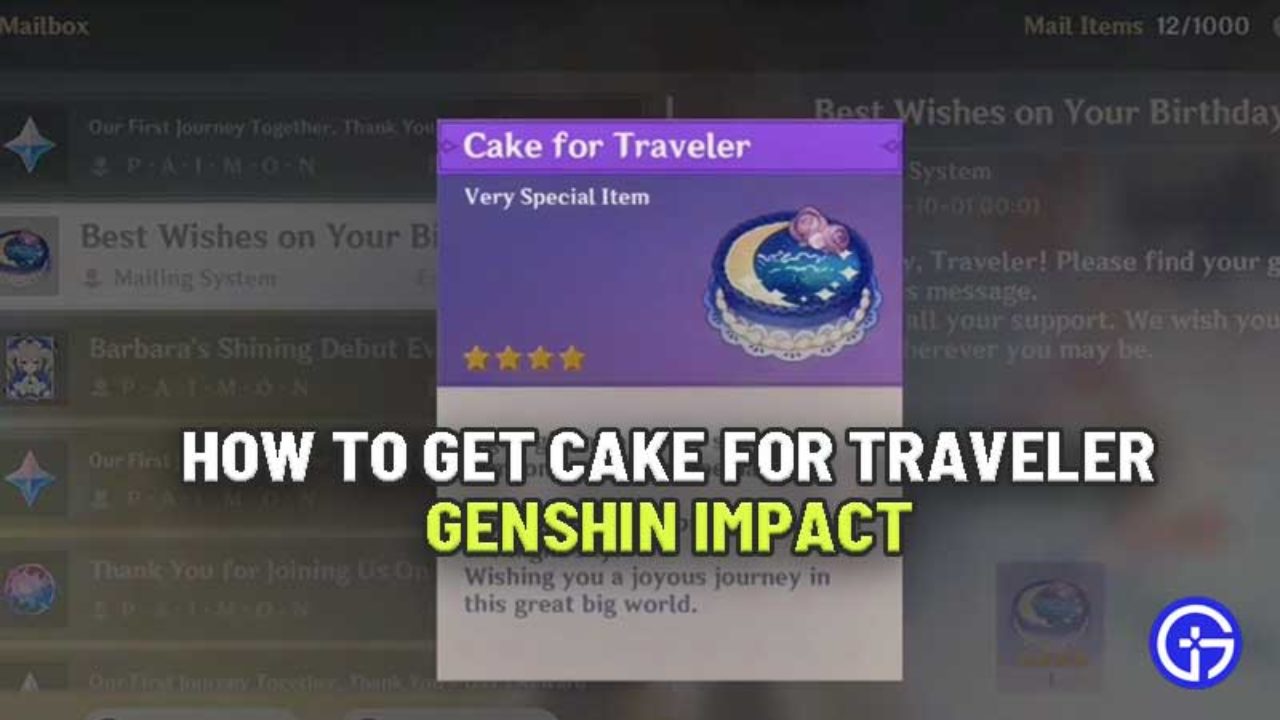 Genshin Impact How To Get Cake For Traveler Birthday Reward - can you change ur bday on roblox