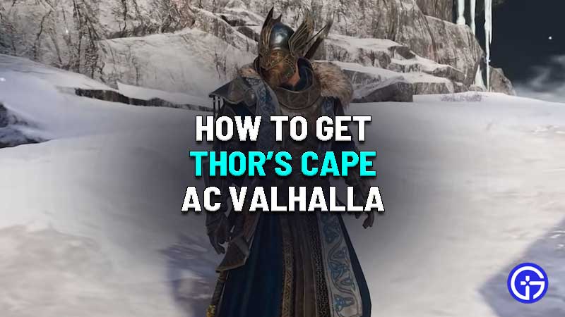 Assassin S Creed Valhalla Thor S Cape How To Get Thor S Armor Set Early