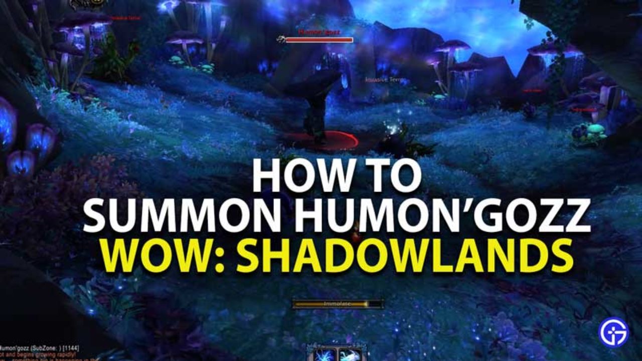 How To Summon Humon Gozz In World Of Warcraft Shadowlands - mushroom wizard hat roblox