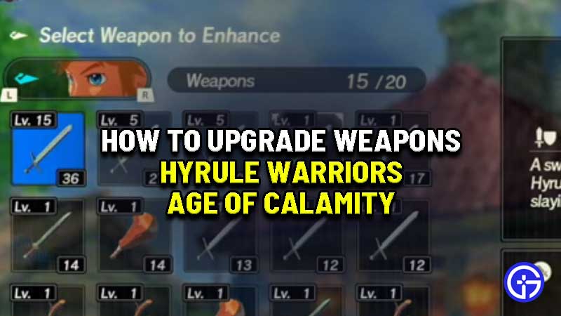 hyrule warriors unlock all weapons