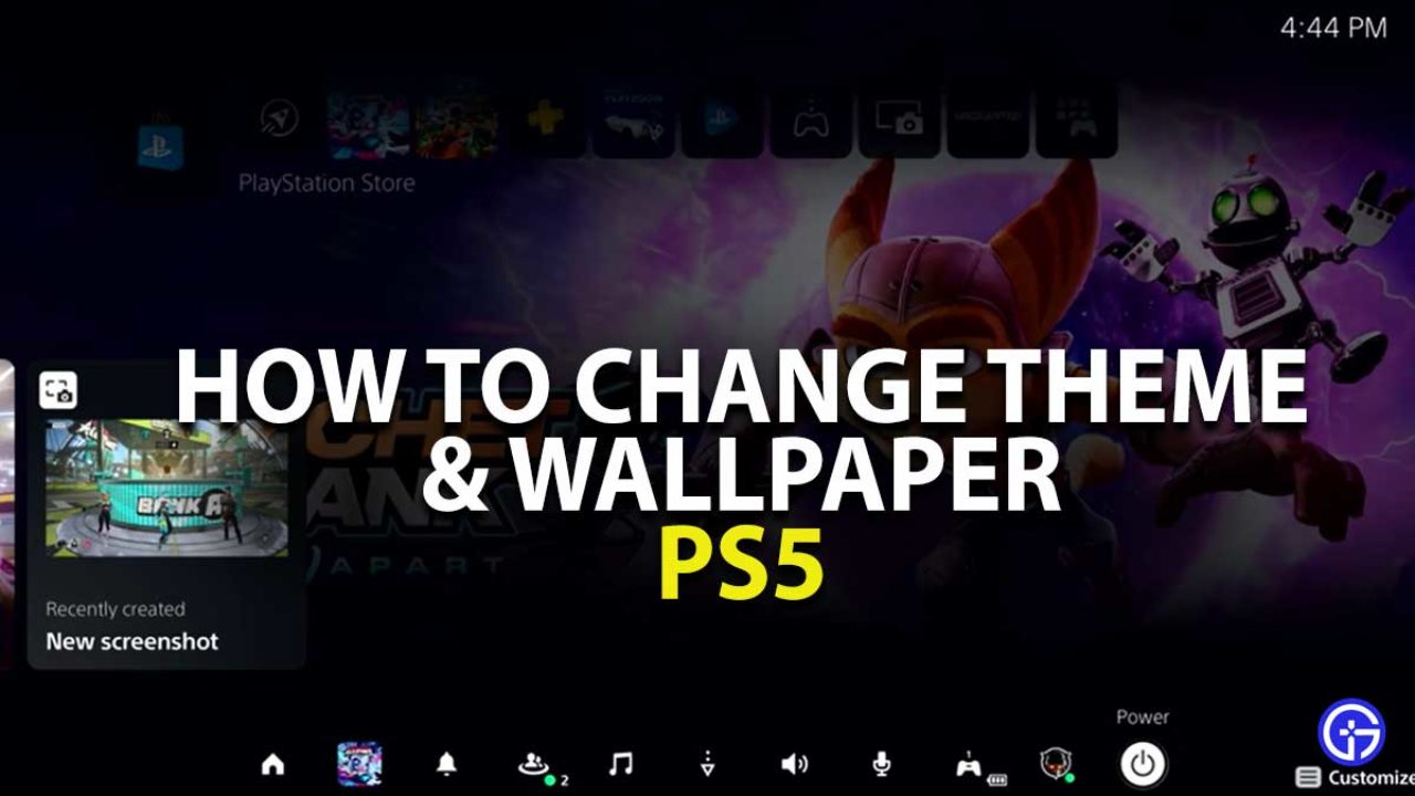 How To Change Ps5 Theme Add Custom Background
