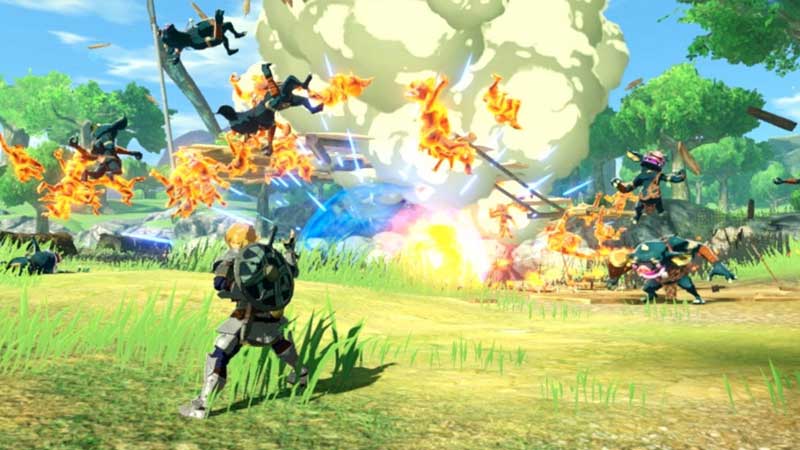 scanning amiibo in nintendo switch in hyrule warriors age of calamity