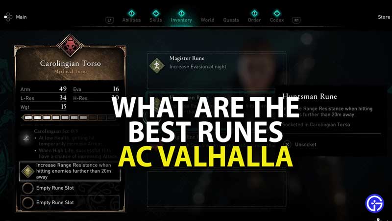 what are the best runes in assassins creed valhalla